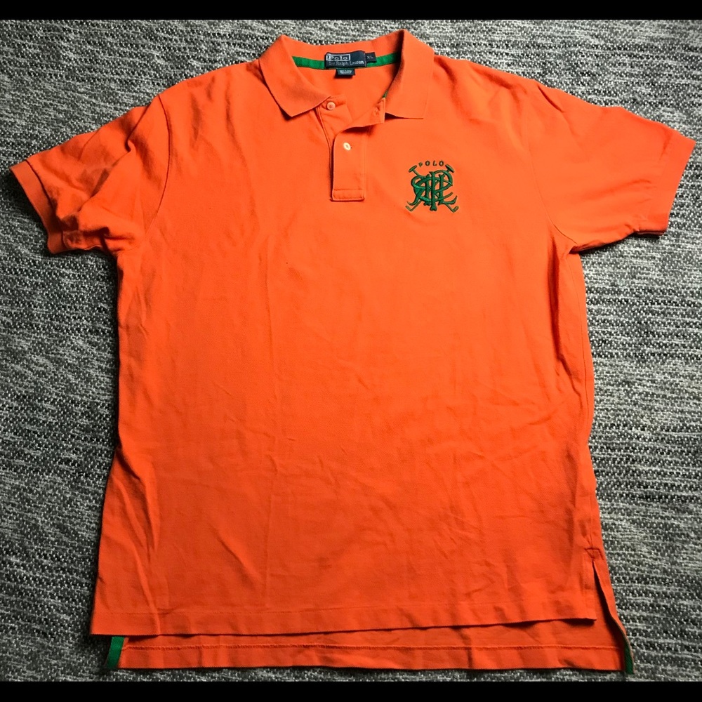 Polo Ralph Lauren Orange Polo T Shirt